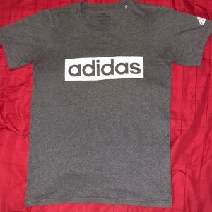 Adidas Logo Gray T-Shirt